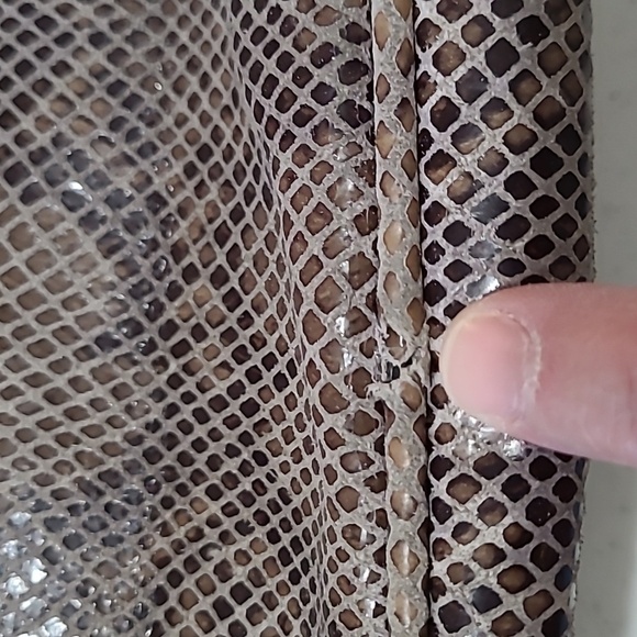 Michael Kors snakeskin, double strap, shoulder bag - Picture 9 of 16